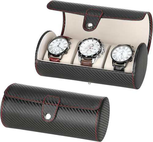 Slot travel watch case roll - travel,