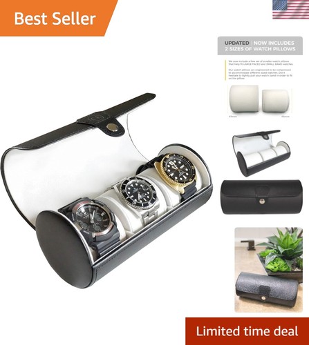 Watch travel case roll - 3-watch,