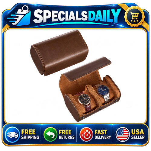 Slot leather watch travel - leather,