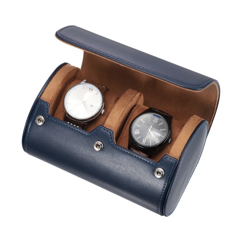 Leather watch travel case - travel,