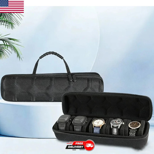 Travel watch roll case slots - roll,