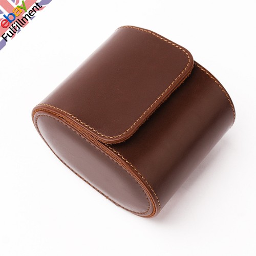 Brown watch roll - watch, travel