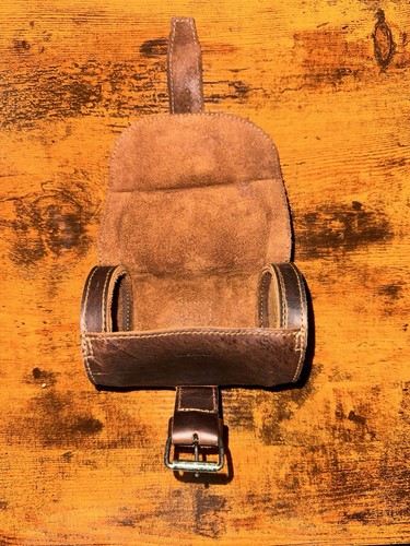 Leather watch roll organizer - watch,