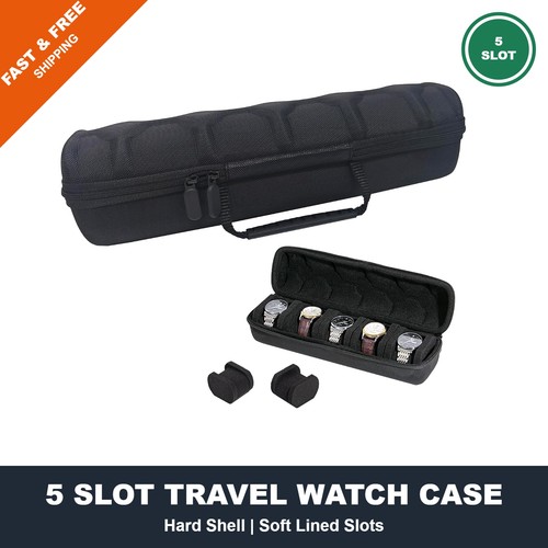 Travel watch case - slot, hard