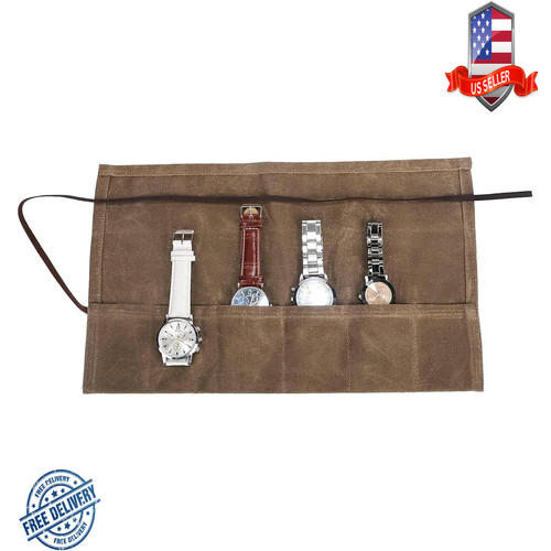 Travel watch roll organizer - watch,
