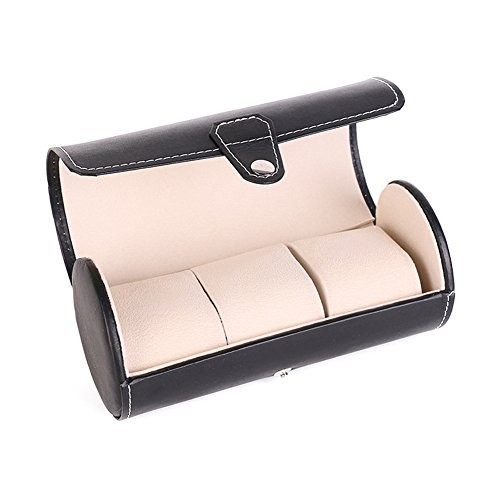 Leather roll travel - leather, watch
