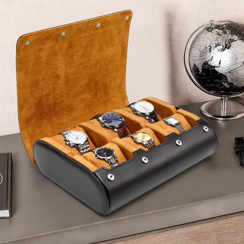 Leather watch travel - leather, case