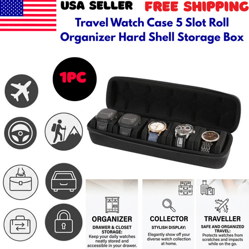 Travel watch case slot roll - watch,